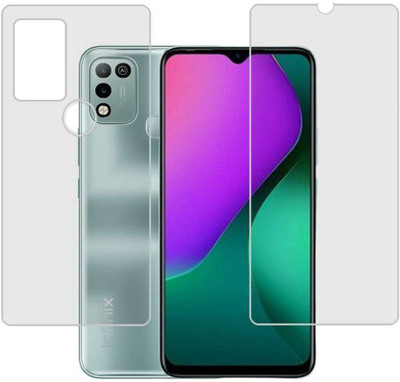 TevarSmart Front and Back Tempered Glass for Infinix Hot 10 Play(Pack of 2)