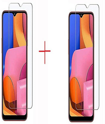 NIMMIKA ENTERPRISES Tempered Glass Guard for SAMSUNG GALAXY A22(Pack of 2)