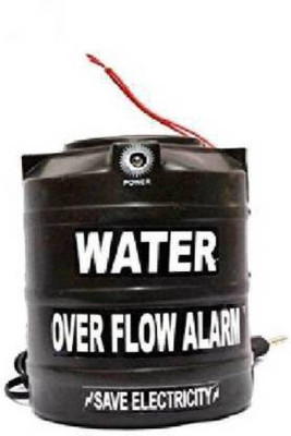 TWISTO Water over Flow Tank Alarm with Voice Sound Overflow Bell (Black) Wireless Sensor Security System