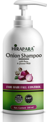 HIRAPARA Onion Shampoo For Hair Fall Control & Hair Growth | Suitable for All Type Hair(300 ml)