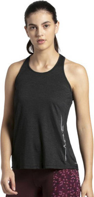 JOCKEY Casual Solid Women Black Top