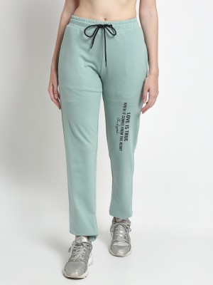 Club York Printed Women Green Track Pants