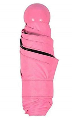 SWISS WONDER LAU-100 5 Folding Compact Pocket Umbrella Umbrella(Pink)