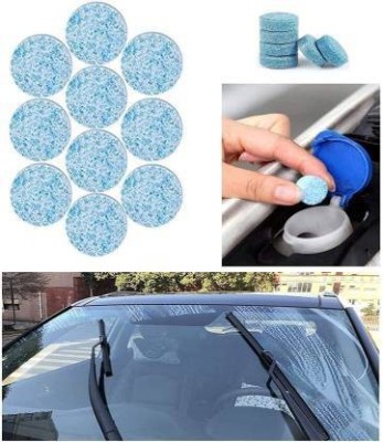 QPK 10PCS/1Set Car Wiper Detergent Effervescent Tab For Washer Windshield Cleaner Liquid Vehicle Glass Cleaner(2 L)