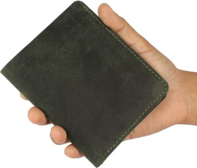 Tree Wood Men Trendy, Formal, Casual Green Genuine Leather Wallet(4 Card Slots)