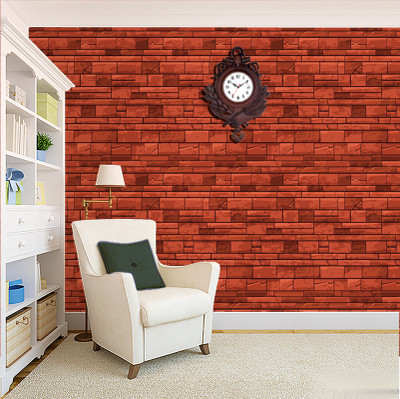 Creative Print Solution Vinyl Architecture Multicolor Wallpaper(L x W: 244 cm x 41 cm)