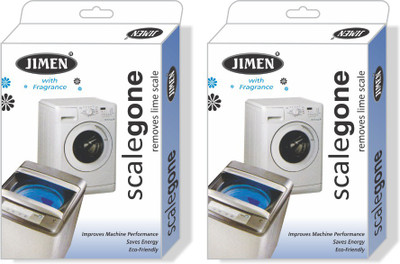 JIMEN SCALEGONE Washing machine service powder cleaning Suitable For All Branded Washing Machine Front Load & Top Load diswasher safe.(pack of 2) pkt 200 gram. Detergent Powder(200 g)