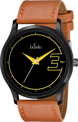 BEZELO BEZELO GR-A-1073-C Black dial Analog Analog Watch  - For Men