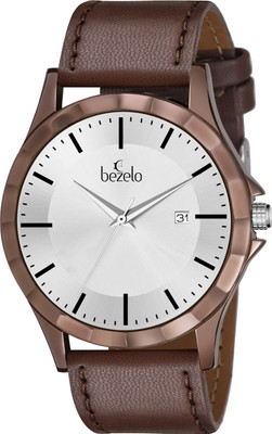 BEZELO BEZELO GR-A-1066-B-D Silver dial Analog Analog Watch  - For Men