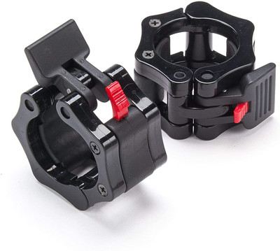 Leosportz Olympic Barbell Clamps Quick Release Pair of Locking 2 Multi-training Bar