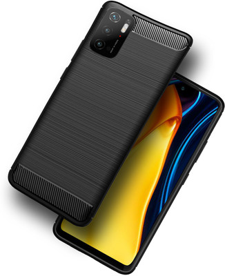 CEDO Back Cover for Poco M3 Pro, Redmi Note 10T(Black, Dual Protection, Silicon, Pack of: 1)