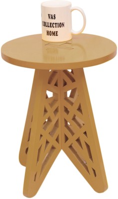 VAS Collection Home Side Stool Stool(Brown, Pre-assembled)