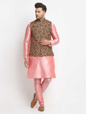 abeer fashion Men Kurta Churidar Ethnic Jacket Set