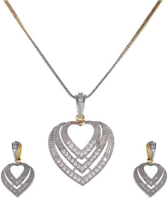 Krishna Creation Alloy Silver Silver Jewellery Set(Pack of 1)