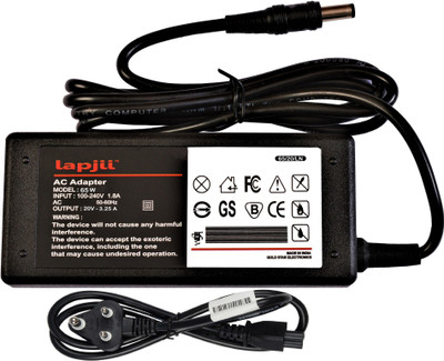 LAPJII Charger Compatible for Lnv NOVO Idea Pad Z400T Laptops 20v,3.25a,Pin-5.5x2.5, 65 W Adapter(Power Cord Included)