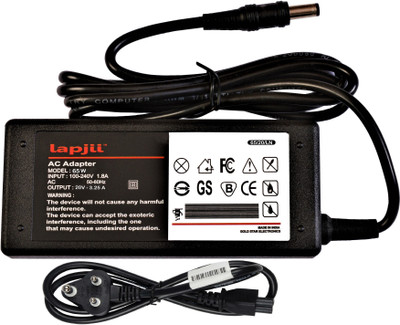 LAPJII Charger Compatible for Lnv NOVO Idea Pad Z575-1299 Laptops 20v,3.25a,Pin-5.5x2.5, 65 W Adapter(Power Cord Included)