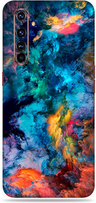 Satisfactory Realme X50 Pro Mobile Skin(Colorful-Clouds Skin With Matte Finish)