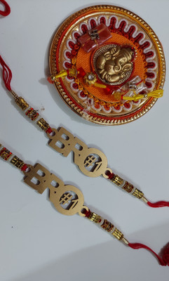 FASHLOOK Thread COMBO 1 OF RAKHIS Mauli Thread Rakhi  Set(3)