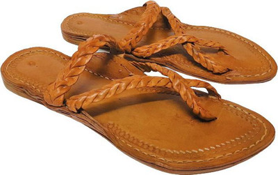 Kolhapuri Men Sandals(Tan , 9)