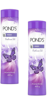 POND's FRESHNESS TALC MAGIC PACK OF 2(2 x 400 g)