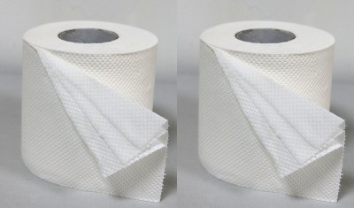 PVA 3 Ply Soft Toilet Tissue Paper Rolls - 150 Sheets (Pack of 2) Toilet Paper Roll Toilet Paper Roll(3 Ply, 150 Sheets)
