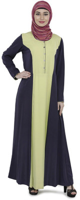 Momin Libas Polyester Solid Burqa(Multicolor)