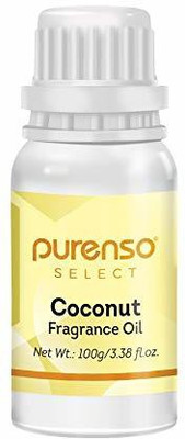 PURENSO Select Fragrance Oil - Coconut, 100g for Soap Making, Diffusers, Lotions, Slime, DIY(100 ml)