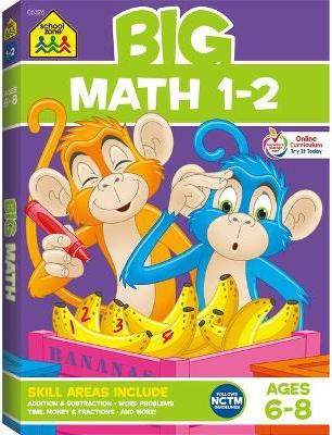 School Zone Big Math 1-2 Workbook(English, Paperback, Zone School)