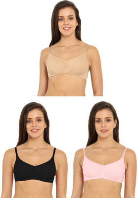 JOCKEY Women T-Shirt Non Padded Bra(Multicolor)