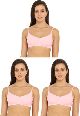 JOCKEY Women T-Shirt Non Padded Bra(Pink)