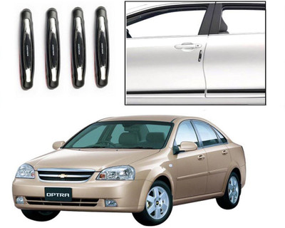 Carnack Plastic Car Door Guard(Black, Pack of 4, Chevrolet, Optra)