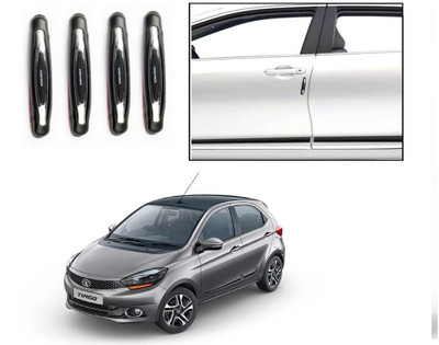 Auto E-Shopping Plastic Car Door Guard(Black, Pack of 4, Tata, Tiago)