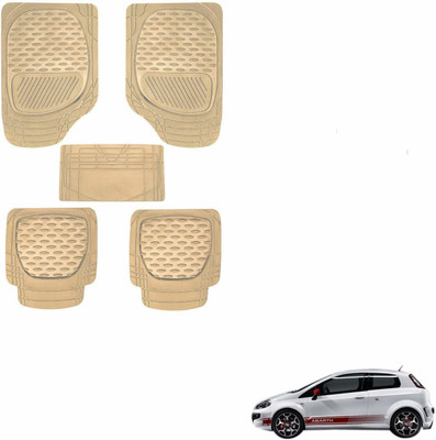 KOZDIKO PVC, Rubber Standard Mat For  Fiat Abarth Punto(Beige)