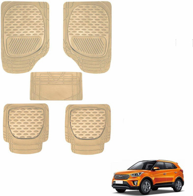 KOZDIKO PVC, Rubber Standard Mat For  Hyundai Creta(Beige)