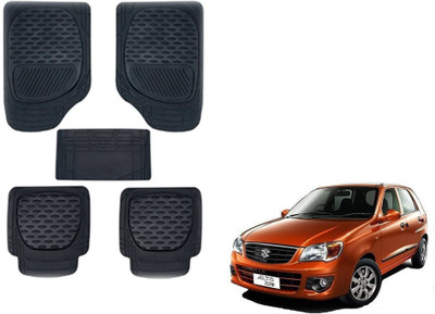 KOZDIKO PVC Standard Mat For  Maruti Suzuki Alto K10(Black)