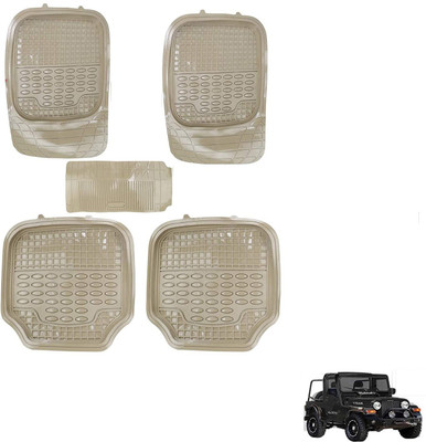 KOZDIKO PVC Standard Mat For  Mahindra Thar(Beige)