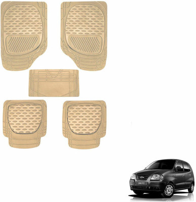 KOZDIKO PVC, Rubber Standard Mat For  Hyundai Santro Xing(Beige)