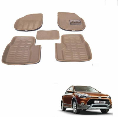 KOZDIKO Plastic 3D Mat For  Hyundai Universal For Car(Beige)