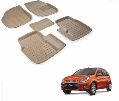 KOZDIKO Plastic 3D Mat For  Ford Figo(Beige)