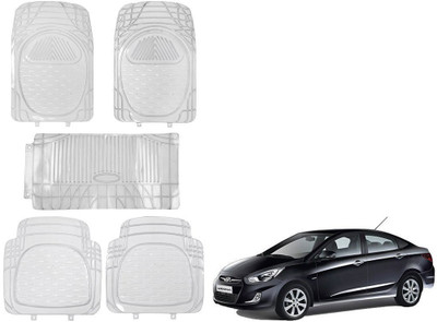 KOZDIKO PVC Standard Mat For  Hyundai Verna Fluidic(Clear)