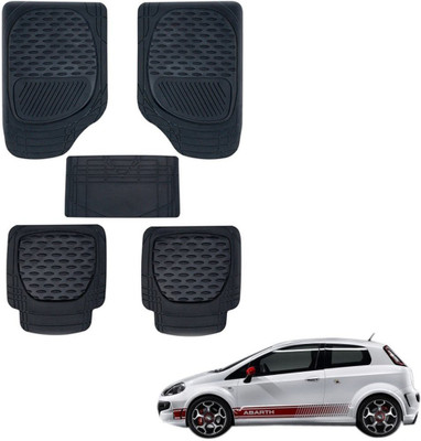 KOZDIKO PVC Standard Mat For  Fiat 500 Abarth(Black)