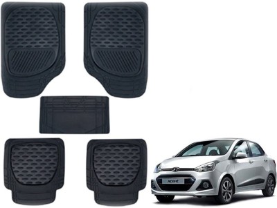 KOZDIKO PVC Standard Mat For  Hyundai Xcent(Black)