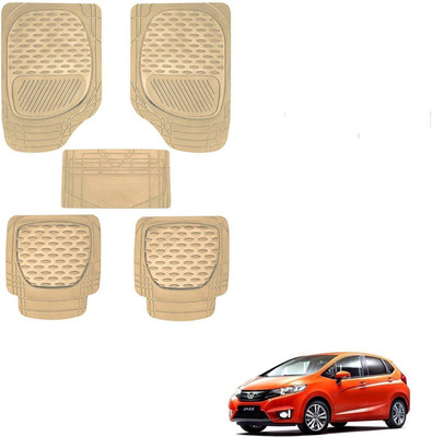 KOZDIKO PVC, Rubber Standard Mat For  Honda Jazz(Beige)