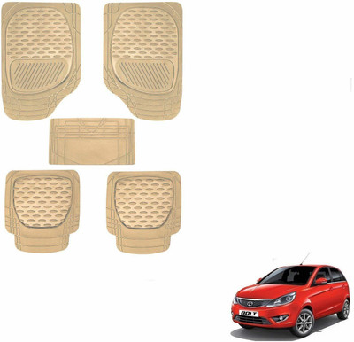 KOZDIKO PVC, Rubber Standard Mat For  Tata Bolt(Beige)