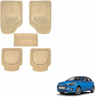 KOZDIKO PVC, Rubber Standard Mat For  Hyundai Elite i20(Beige)
