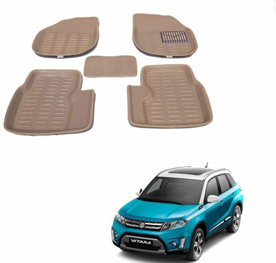 KOZDIKO Plastic 3D Mat For  Maruti Suzuki Vitara Brezza(Beige)