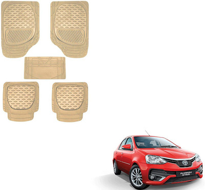 KOZDIKO PVC, Rubber Standard Mat For  Toyota Universal For Car(Beige)