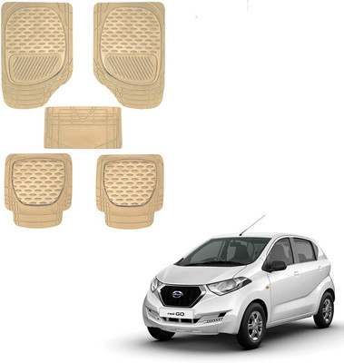 KOZDIKO PVC, Rubber Standard Mat For  Datsun Go(Beige)