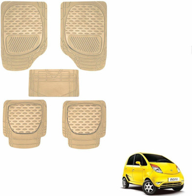 KOZDIKO PVC, Rubber Standard Mat For  Tata Nano(Beige)