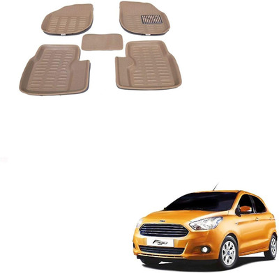 KOZDIKO Plastic Standard Mat For  Ford Figo(Beige)
